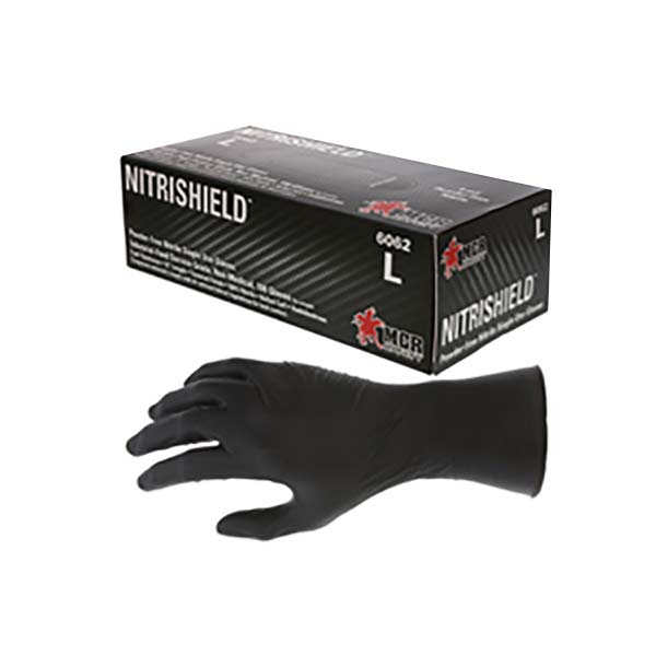 NitriShield!" Stealth!" Disposable Nitrile Gloves
